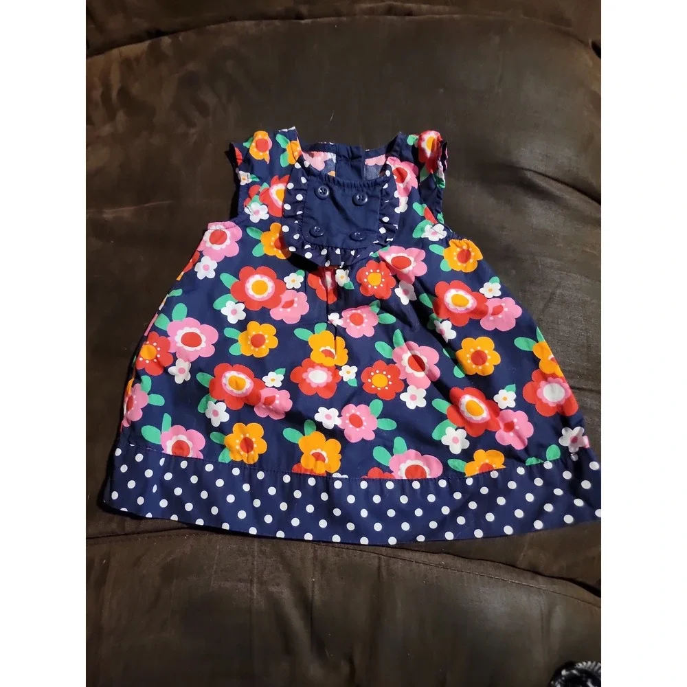Gymboree smart little lady‎ floral dress size 3 6 months